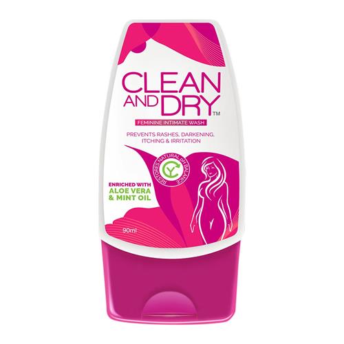 CLEAN AND DRY ALOVERA &MINT WASH50ML